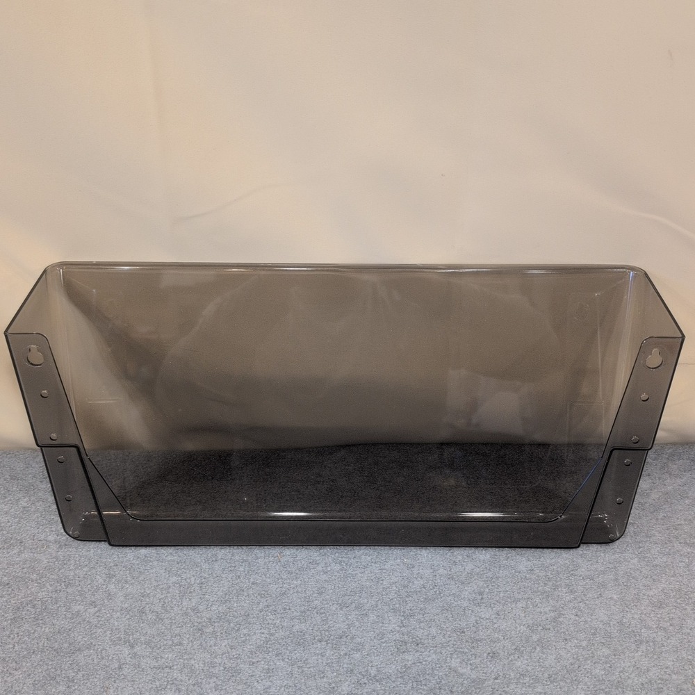 Deflect-o Stackable Wall Pocket‎ 74302 Smoke Clear Plastic Organizer Holder - Picture 5 of 6